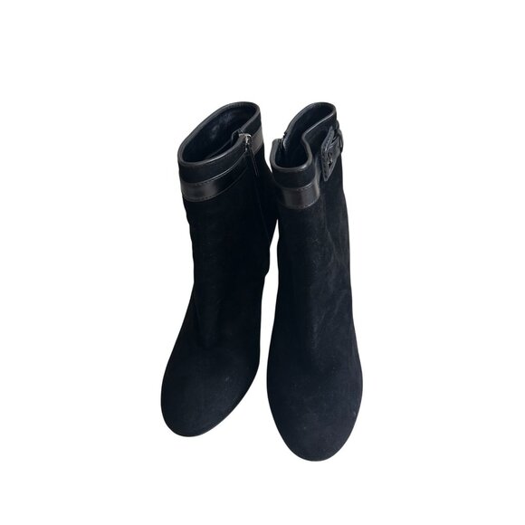 TOD'S Black Suede Buckle Driving Boots Size 10 / 40 - Picture 2 of 11